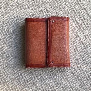 Franklin Covey pebbled orange Planner